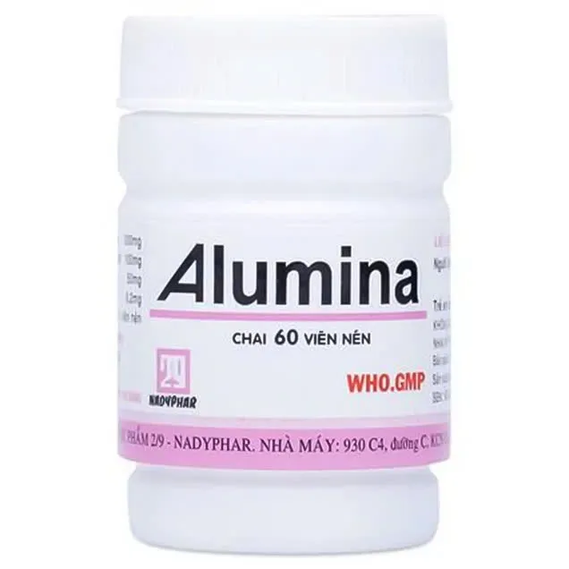 Alumina Nadyphar – Hỗ trợ ngăn ngừa viêm loét dạ dày, giảm dư acid hiệu quả